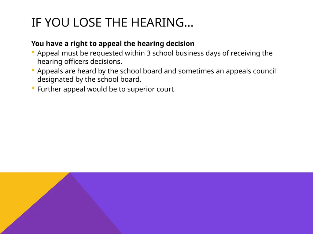 Student rights & discipline Presented by REAL– - slide 24 of 32