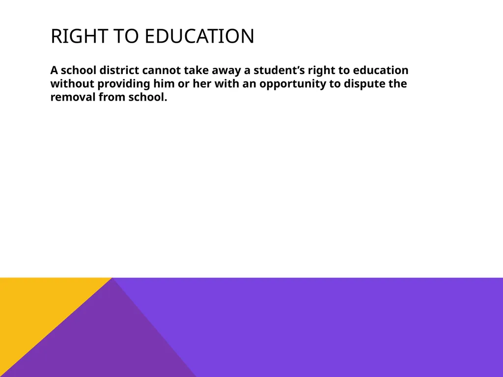 Student rights & discipline Presented by REAL– - slide 6 of 32