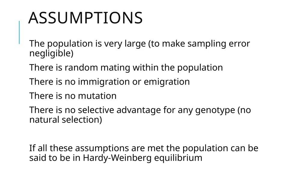 variation and Hardy-Weinberg principle Patterns of - slide 12 of 20