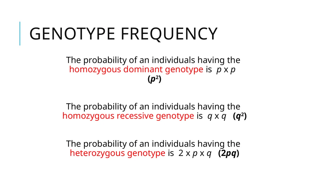 variation and Hardy-Weinberg principle Patterns of - slide 14 of 20