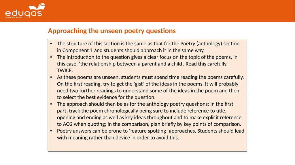 Eduqas GCSE English Literature Poetry Key Messages - slide 9 of 10
