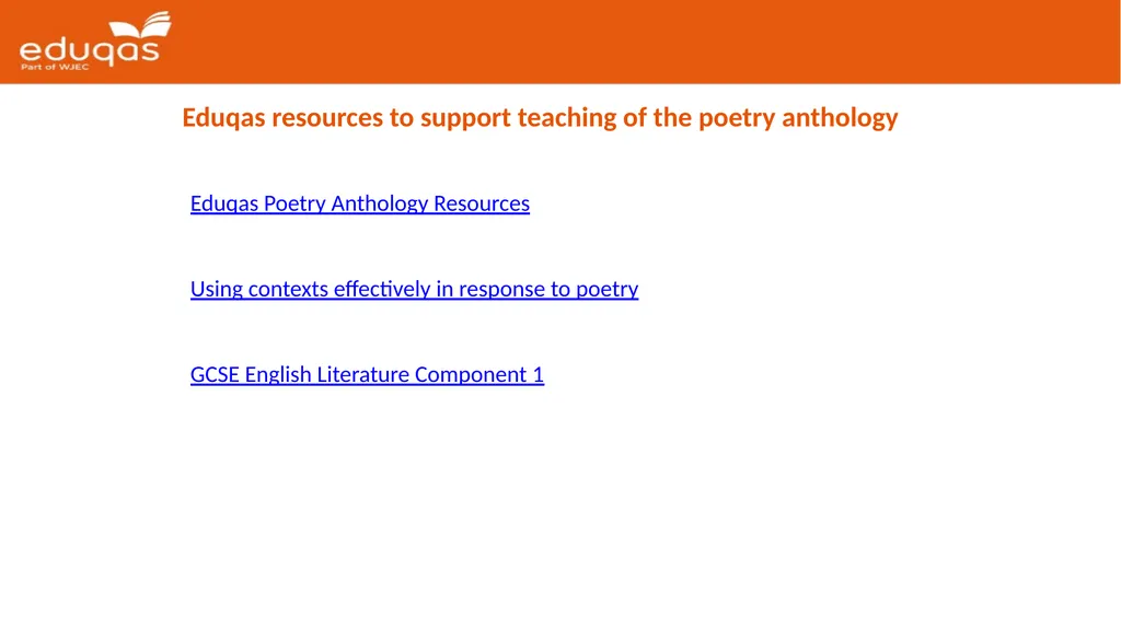 Eduqas GCSE English Literature Poetry Key Messages - slide 6 of 10