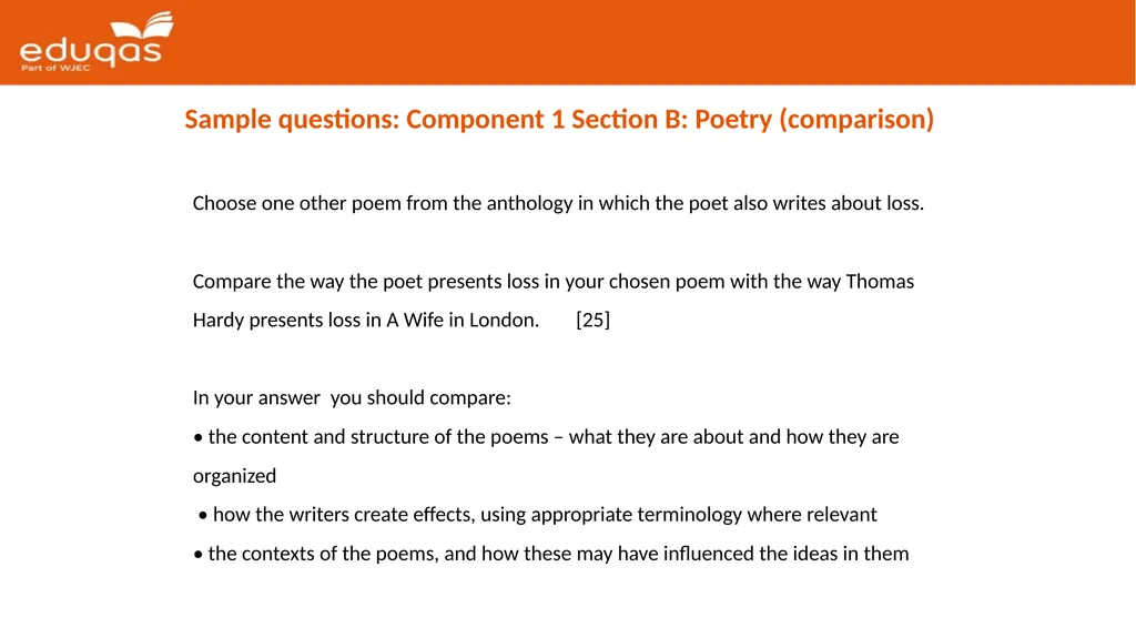 Eduqas GCSE English Literature Poetry Key Messages - slide 4 of 10