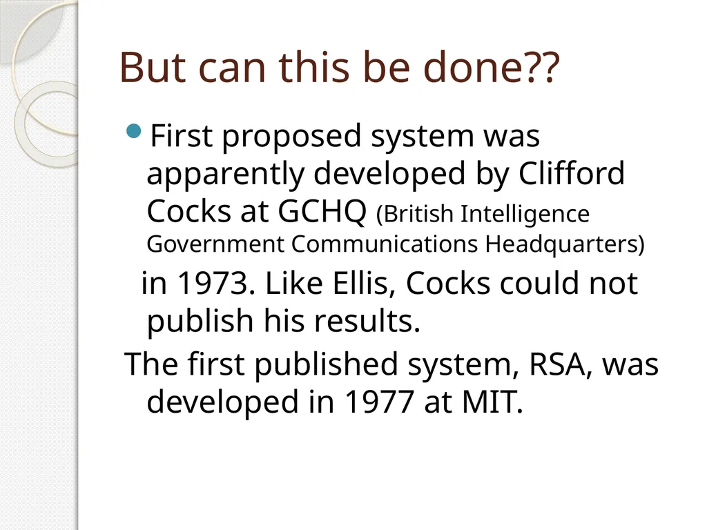 Big Numbers: The Role Played by Mathematics in - slide 20 of 48