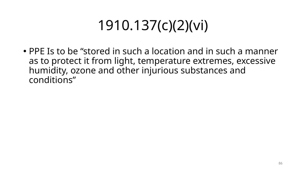 Arc Hazards and Safety Related Work Practices 1 - slide 86 of 125
