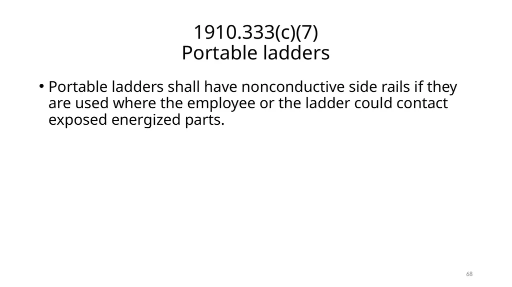 Arc Hazards and Safety Related Work Practices 1 - slide 68 of 125