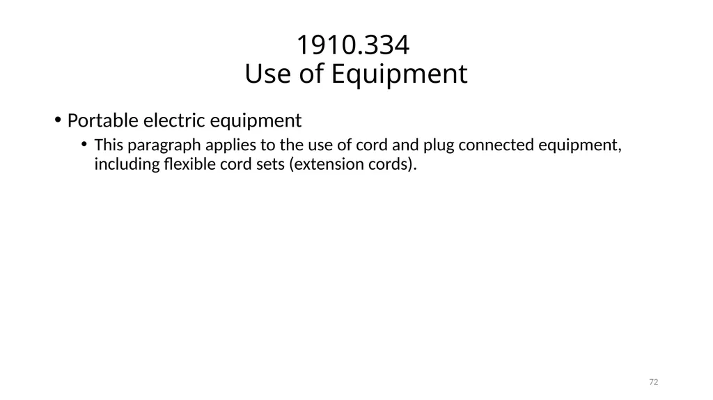 Arc Hazards and Safety Related Work Practices 1 - slide 72 of 125