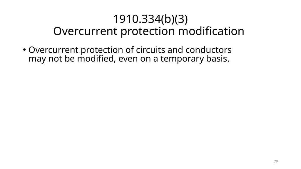 Arc Hazards and Safety Related Work Practices 1 - slide 79 of 125