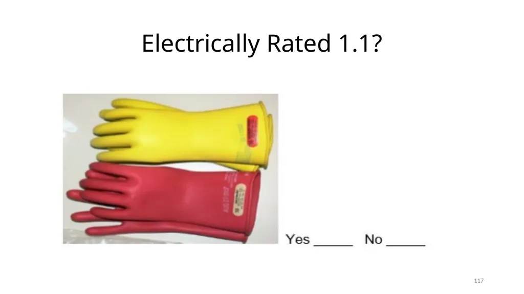Arc Hazards and Safety Related Work Practices 1 - slide 117 of 125