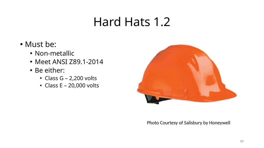 Arc Hazards and Safety Related Work Practices 1 - slide 89 of 125