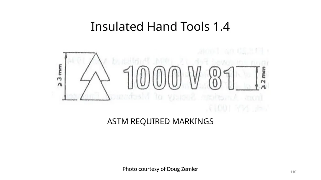 Arc Hazards and Safety Related Work Practices 1 - slide 110 of 125