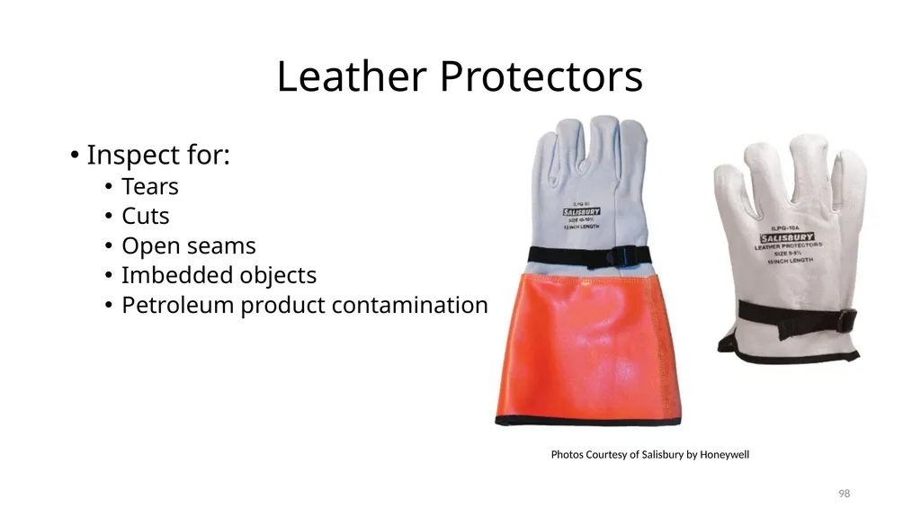 Arc Hazards and Safety Related Work Practices 1 - slide 98 of 125