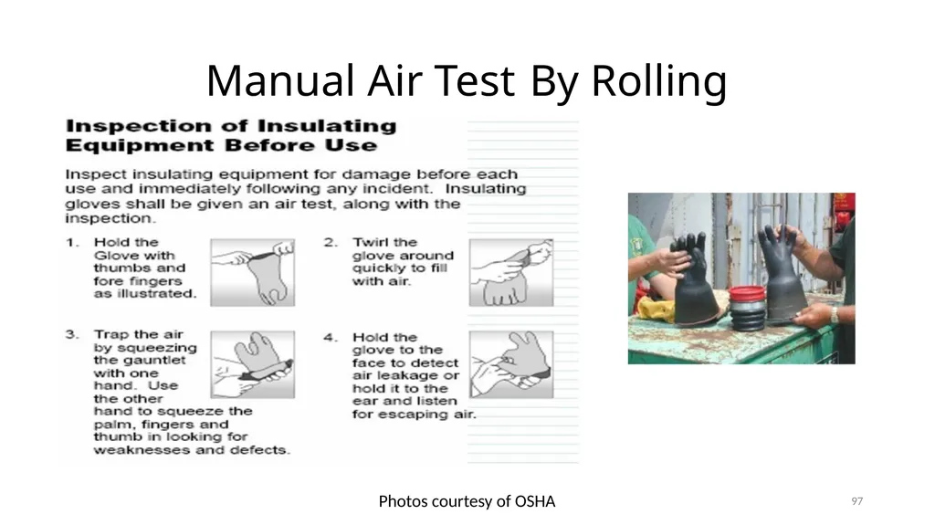 Arc Hazards and Safety Related Work Practices 1 - slide 97 of 125
