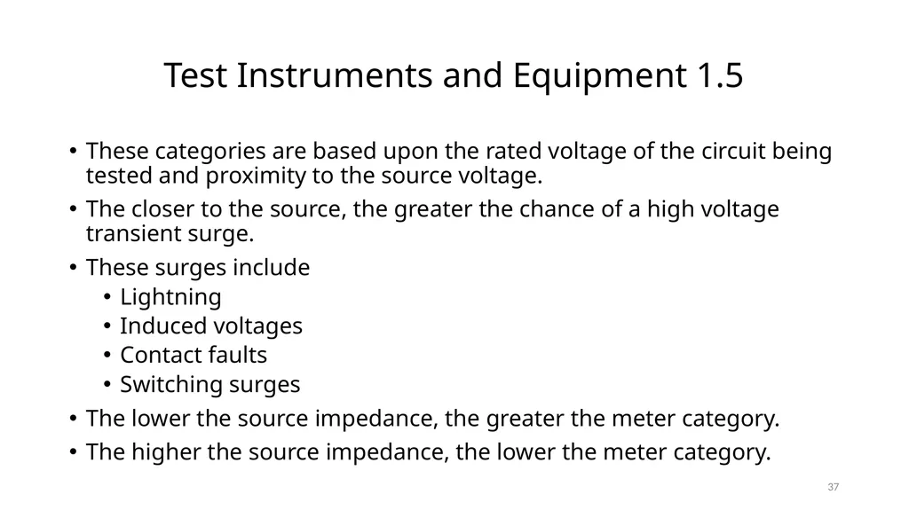 Arc Hazards and Safety Related Work Practices 1 - slide 37 of 125