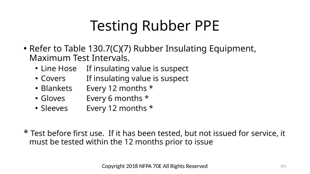 Arc Hazards and Safety Related Work Practices 1 - slide 101 of 125