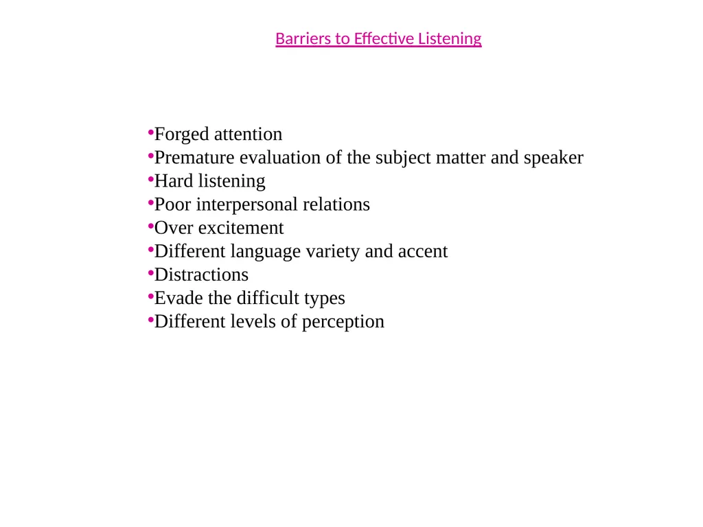 Developing Effective Listening Skills To - slide 17 of 22
