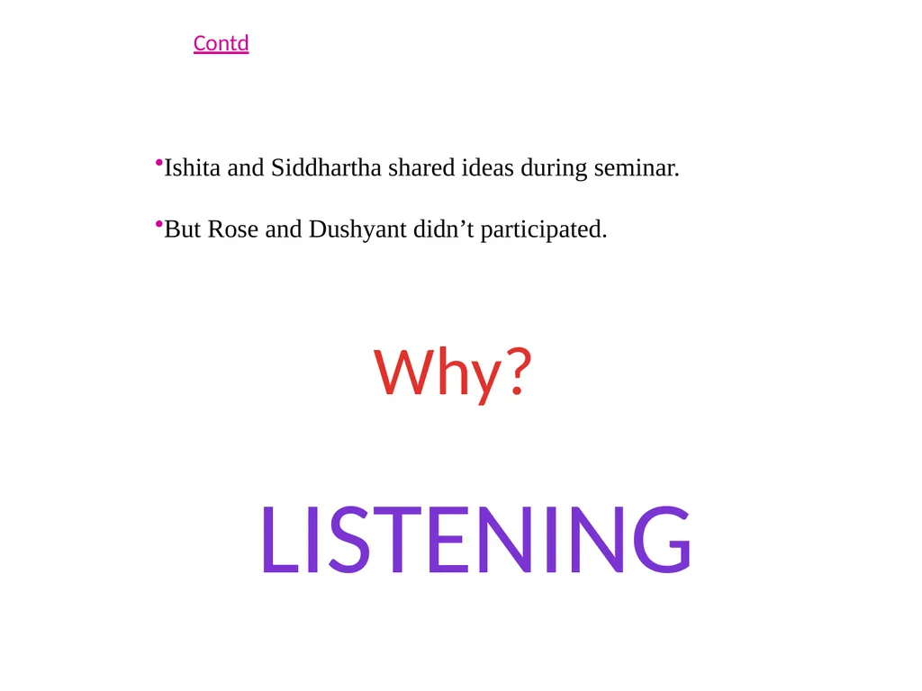 Developing Effective Listening Skills To - slide 5 of 22