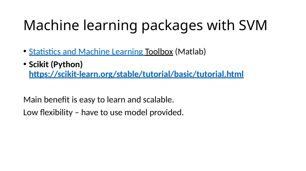 Support Vector Machines: A case study in quadratic - slide 19 of 20