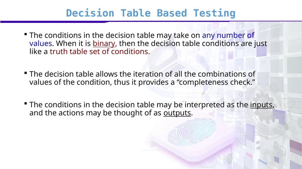 Software Verification and Validation Lecture No. 9 - slide 75 of 81