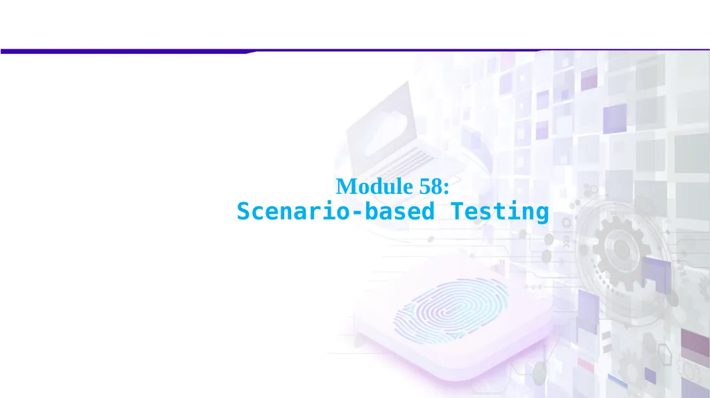 Software Verification and Validation Lecture No. 9 - slide 12 of 81
