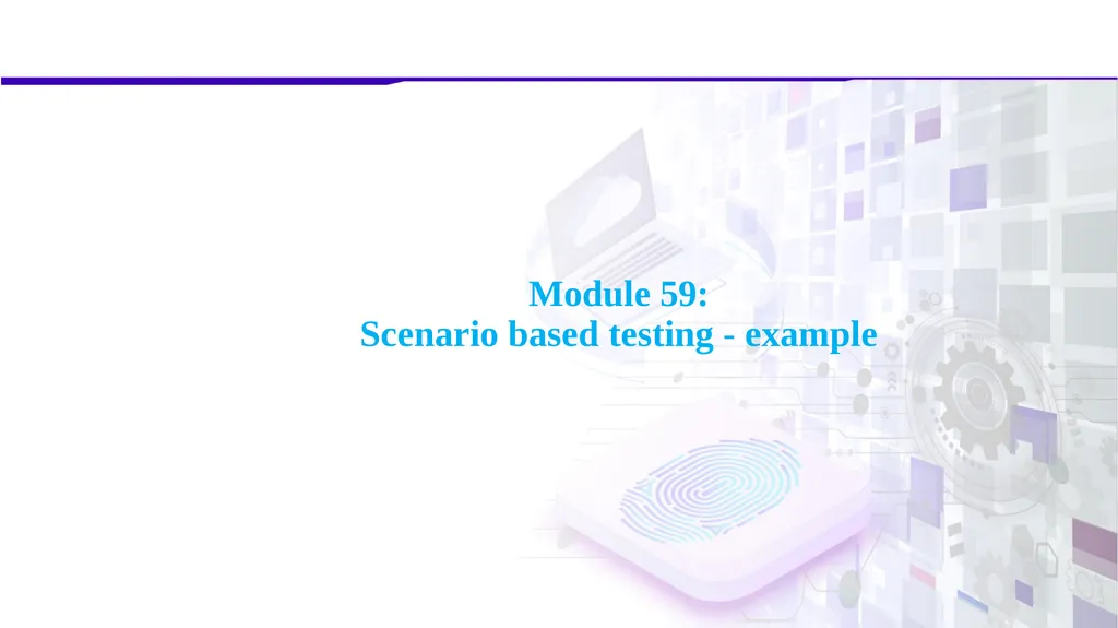 Software Verification and Validation Lecture No. 9 - slide 36 of 81