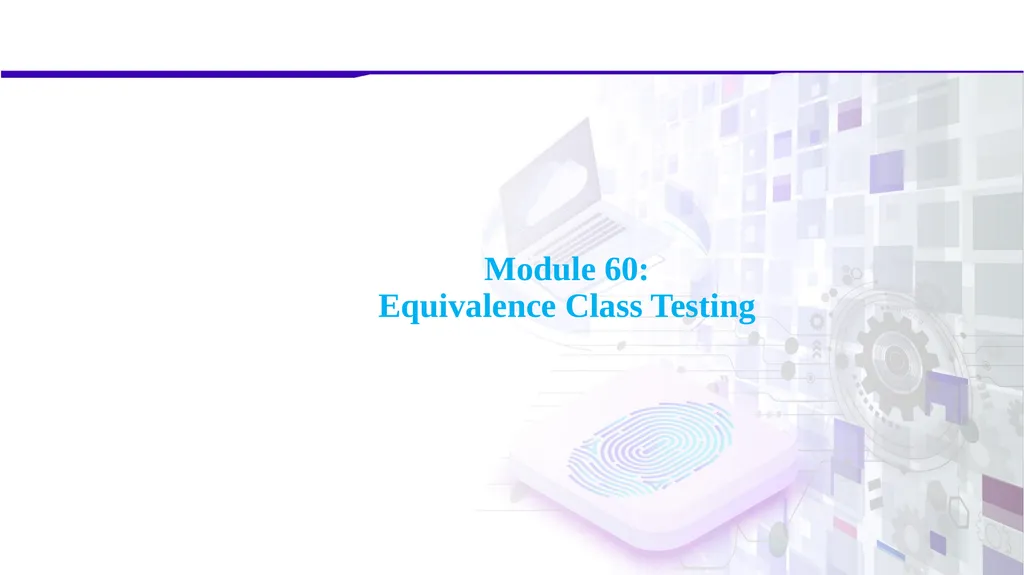Software Verification and Validation Lecture No. 9 - slide 50 of 81