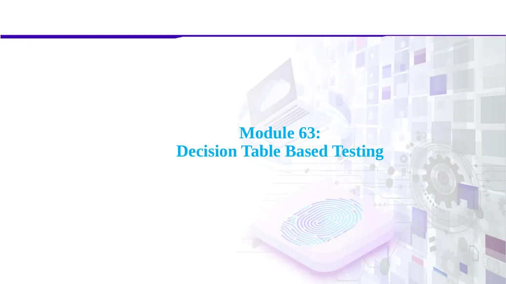 Software Verification and Validation Lecture No. 9 - slide 72 of 81