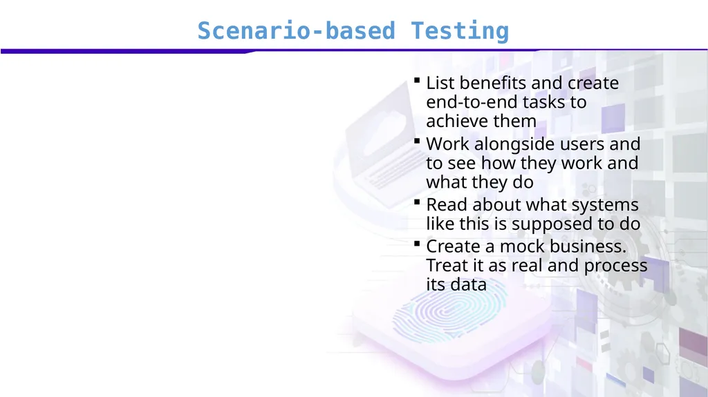 Software Verification and Validation Lecture No. 9 - slide 20 of 81