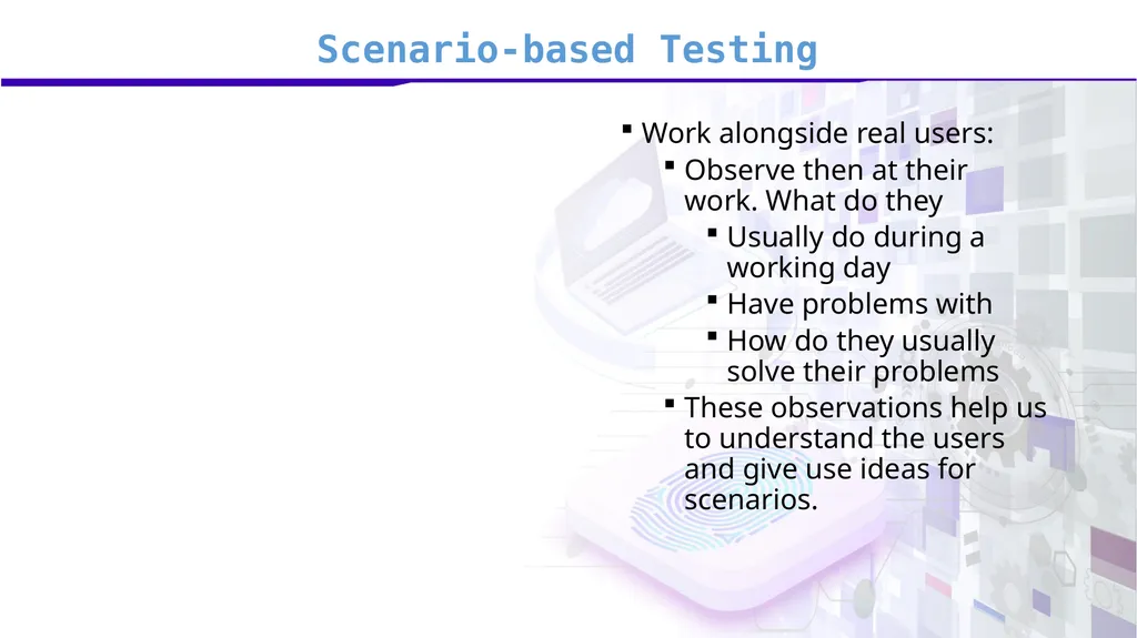 Software Verification and Validation Lecture No. 9 - slide 26 of 81
