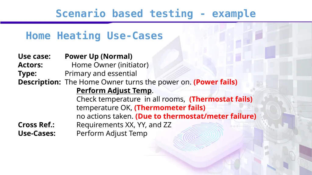 Software Verification and Validation Lecture No. 9 - slide 40 of 81