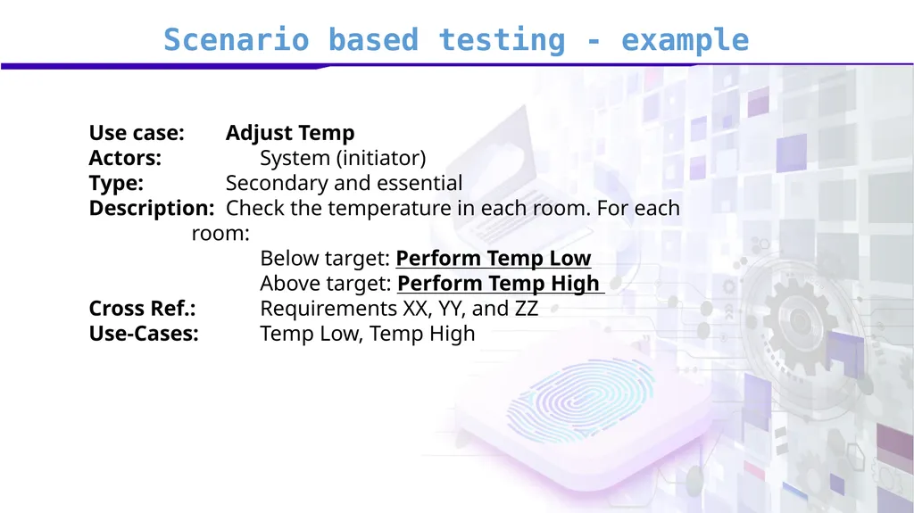 Software Verification and Validation Lecture No. 9 - slide 42 of 81