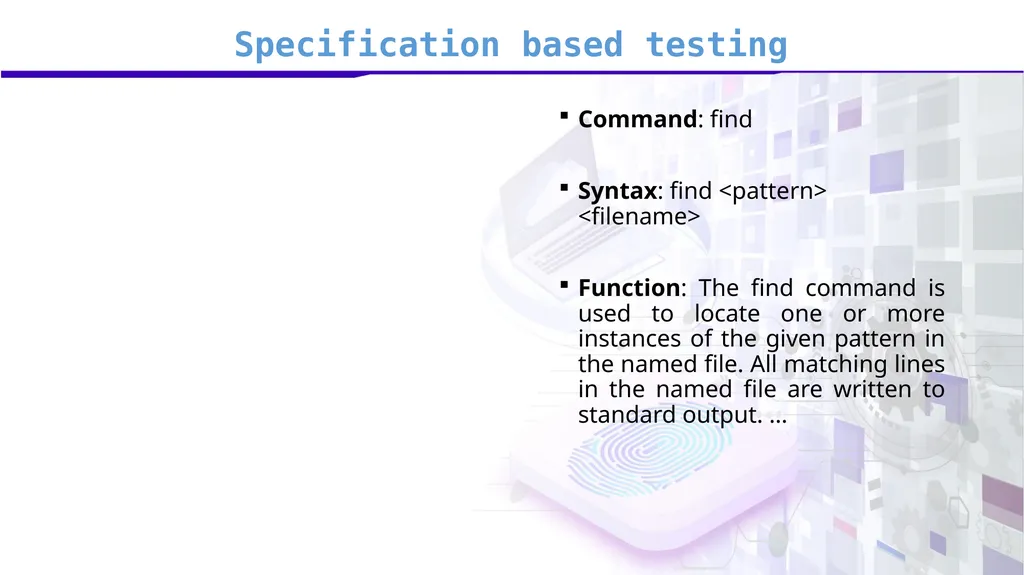 Software Verification and Validation Lecture No. 9 - slide 10 of 81