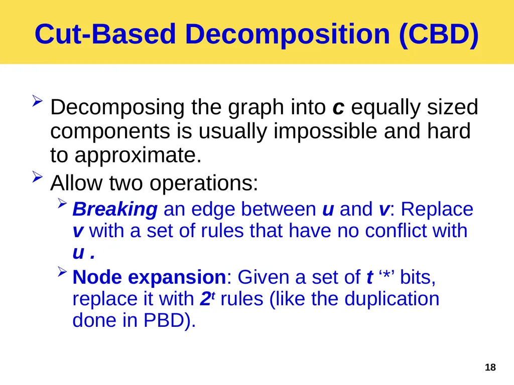 Palette: Distributing Tables in Software-Defined - slide 18 of 32