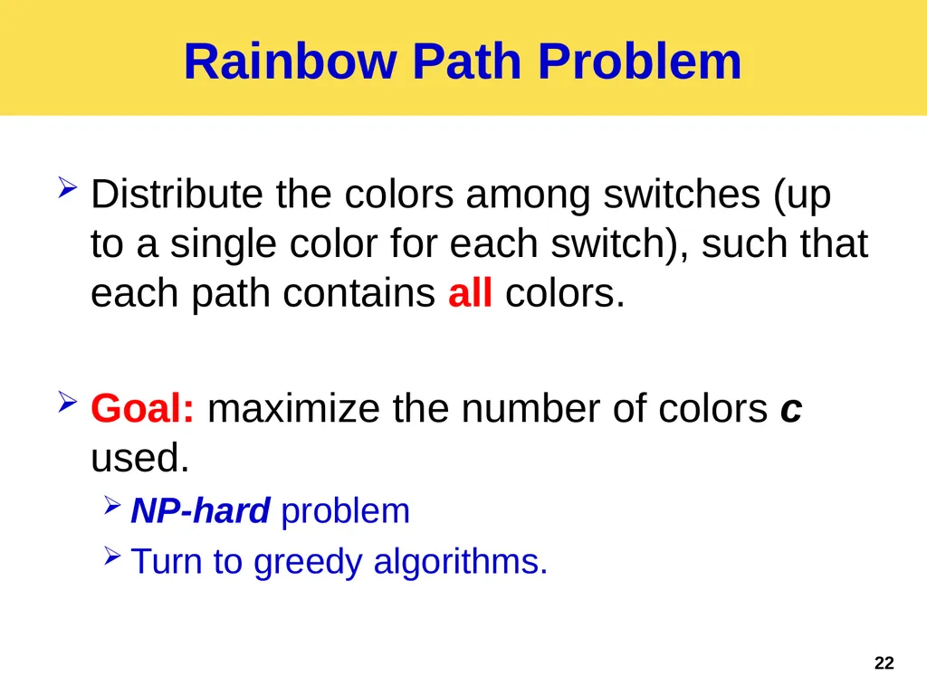 Palette: Distributing Tables in Software-Defined - slide 22 of 32