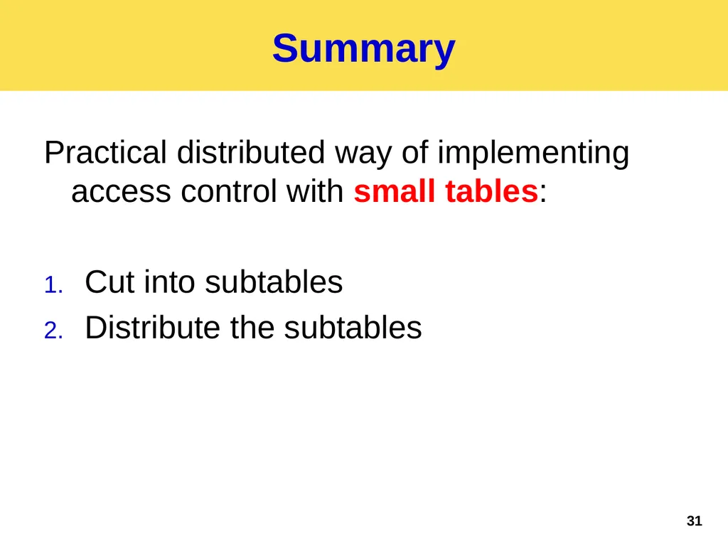 Palette: Distributing Tables in Software-Defined - slide 31 of 32