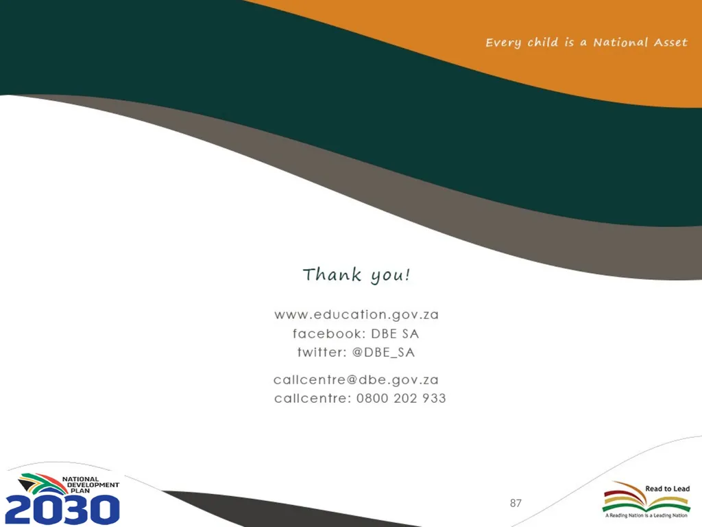 BASIC EDUCATION 2020/21-2024/25 STRATEGIC PLAN AND - slide 87 of 87