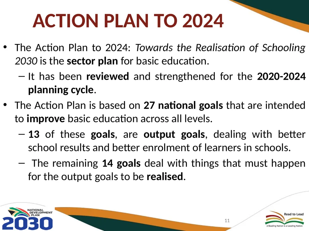 BASIC EDUCATION 2020/21-2024/25 STRATEGIC PLAN AND - slide 11 of 87