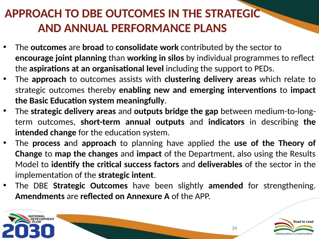BASIC EDUCATION 2020/21-2024/25 STRATEGIC PLAN AND - slide 34 of 87