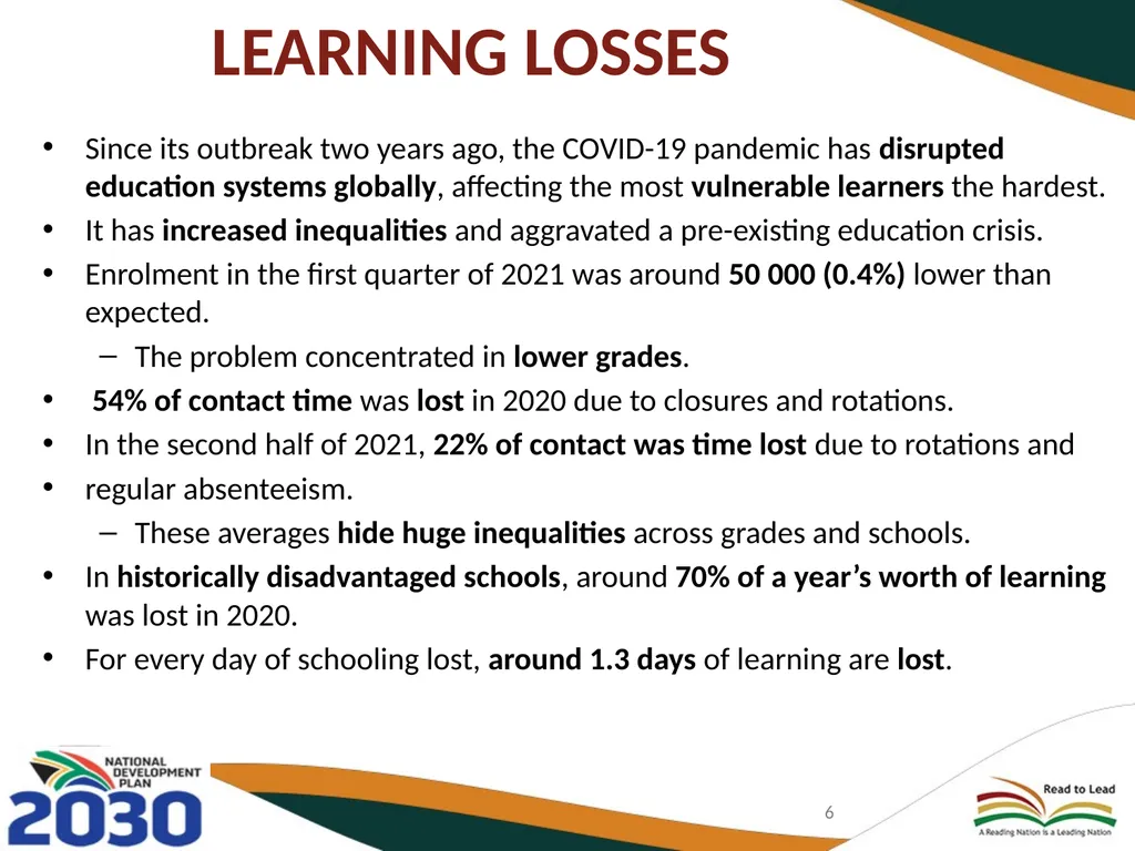 BASIC EDUCATION 2020/21-2024/25 STRATEGIC PLAN AND - slide 6 of 87