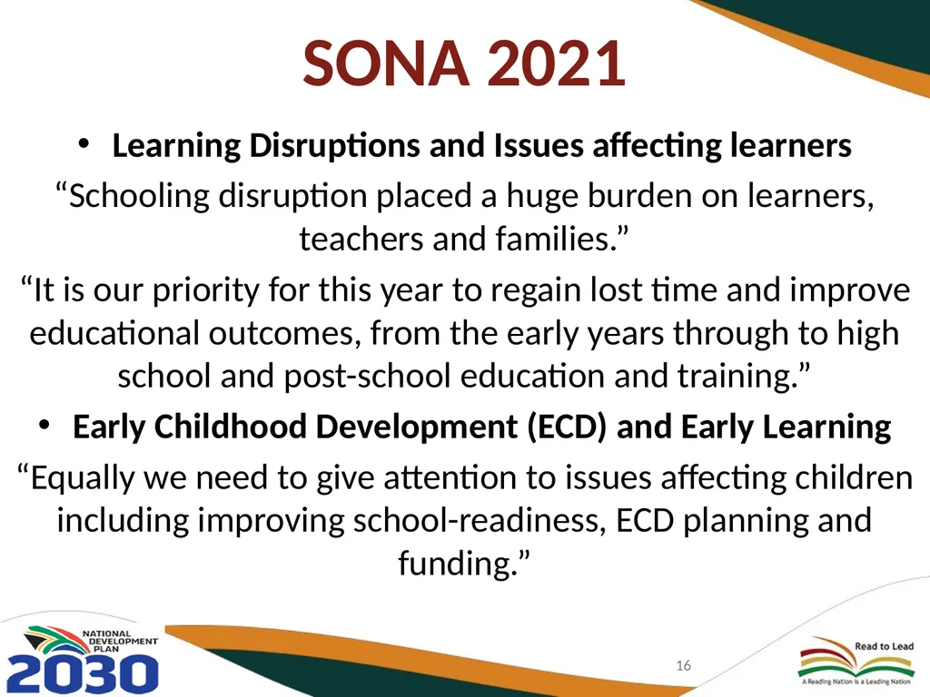 BASIC EDUCATION 2020/21-2024/25 STRATEGIC PLAN AND - slide 16 of 87