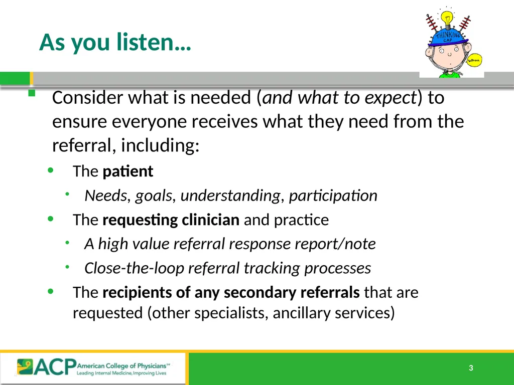 Connecting Care Ensuring Quality Referrals and - slide 3 of 52