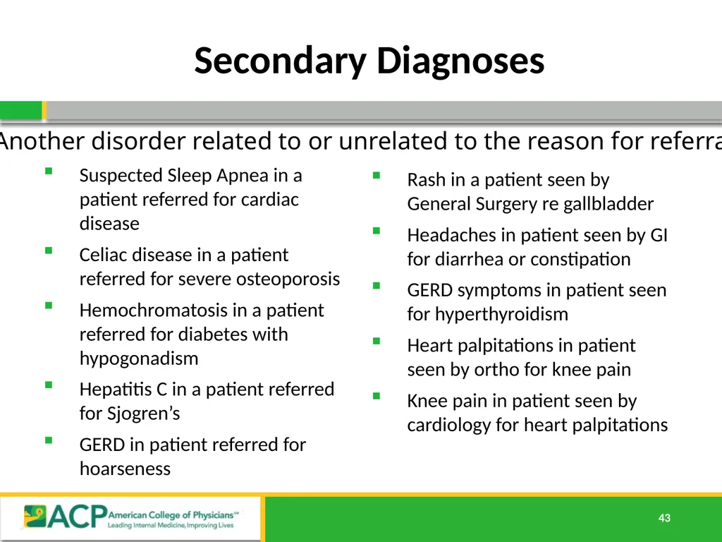 Connecting Care Ensuring Quality Referrals and - slide 43 of 52