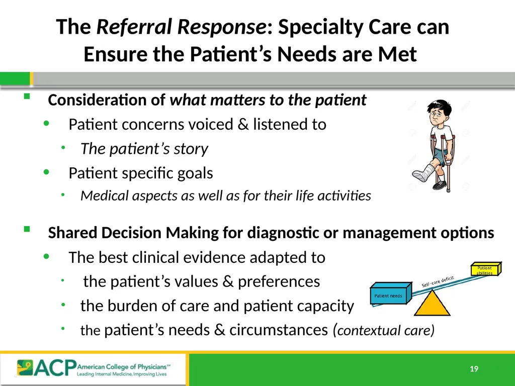 Connecting Care Ensuring Quality Referrals and - slide 19 of 52