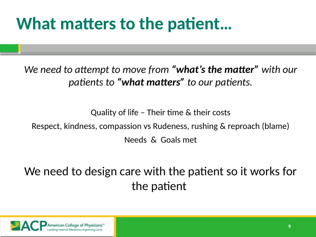 Connecting Care Ensuring Quality Referrals and - slide 9 of 52