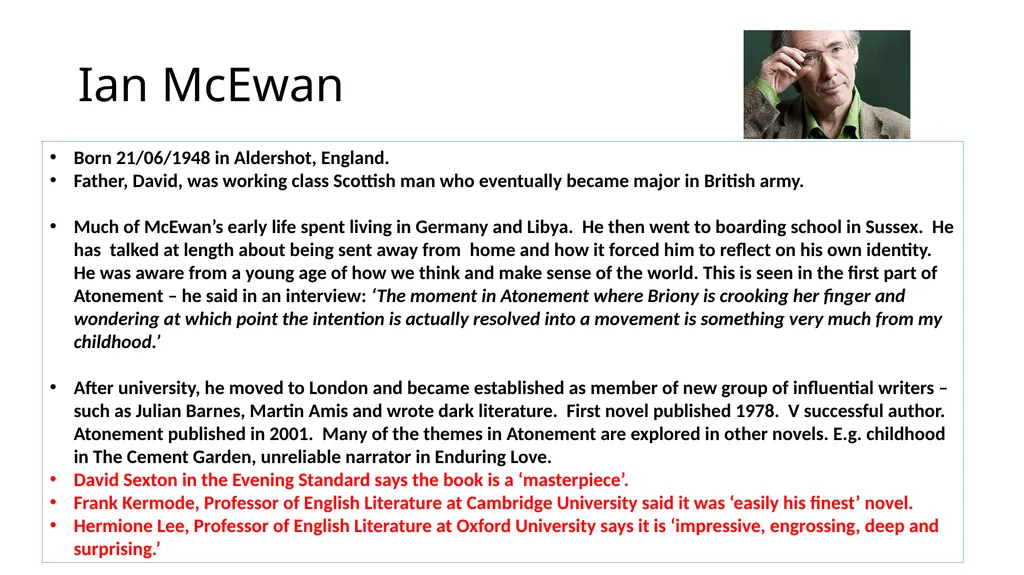 8th – 11th May – Atonement 14th – 18th May - slide 7 of 13