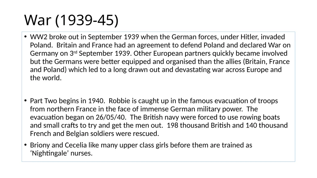 8th – 11th May – Atonement 14th – 18th May - slide 12 of 13