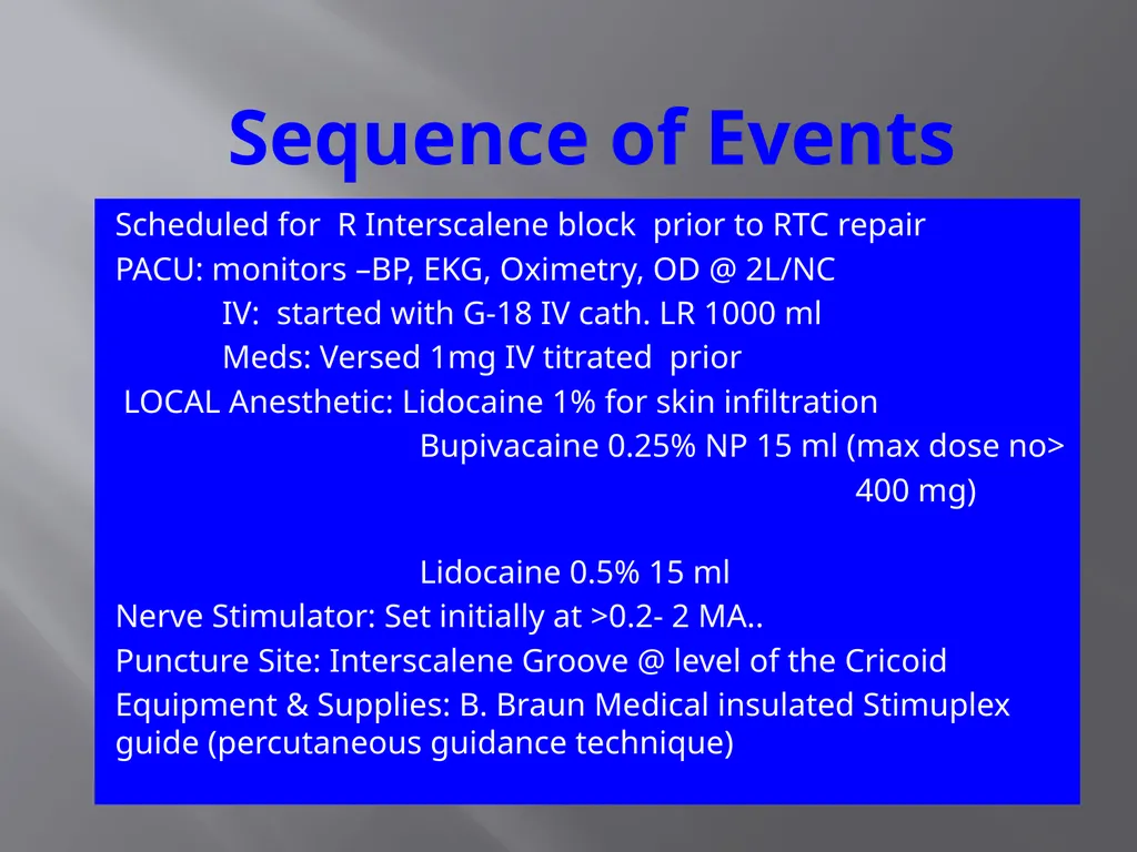 Local Anesthesia Systemic Toxicity LA(S)T - slide 20 of 27