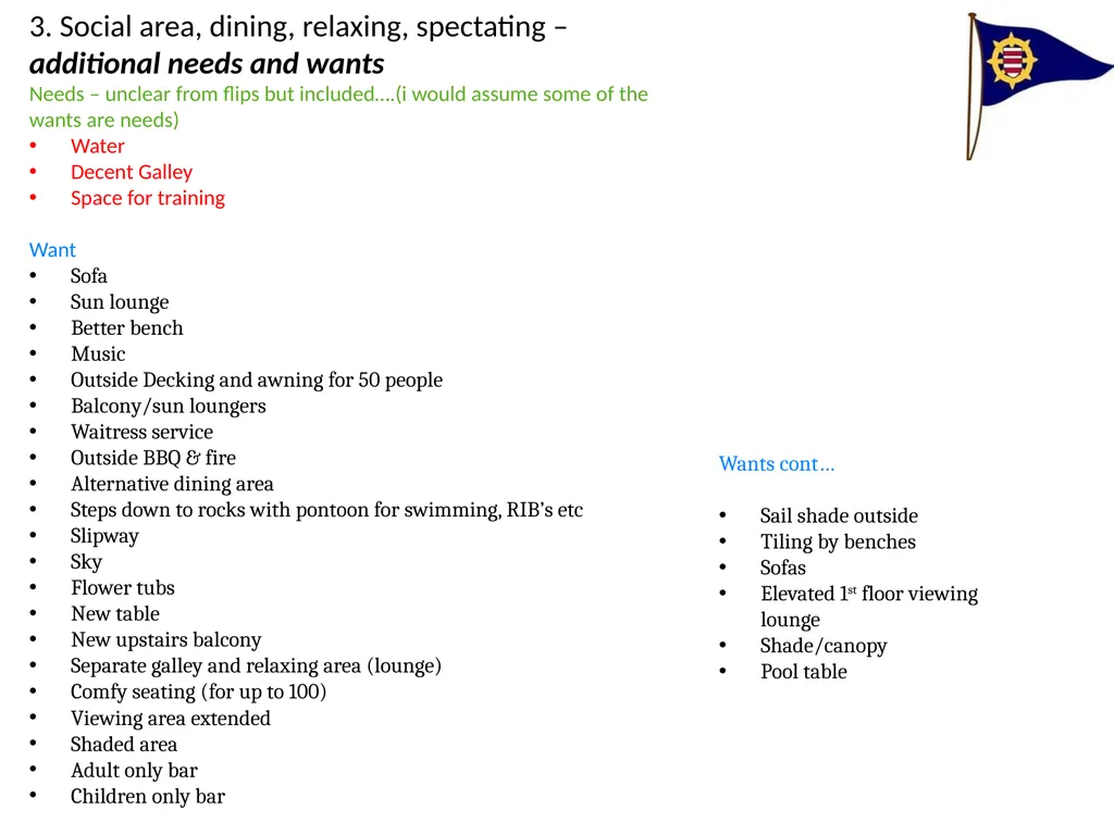 1. Changing, showering & toilets. Need Bigger - slide 5 of 12