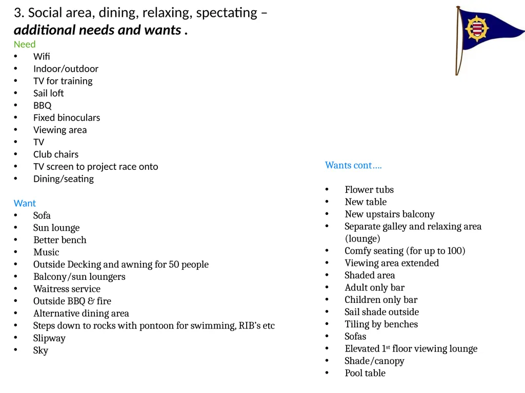 1. Changing, showering & toilets. Need Bigger - slide 6 of 12