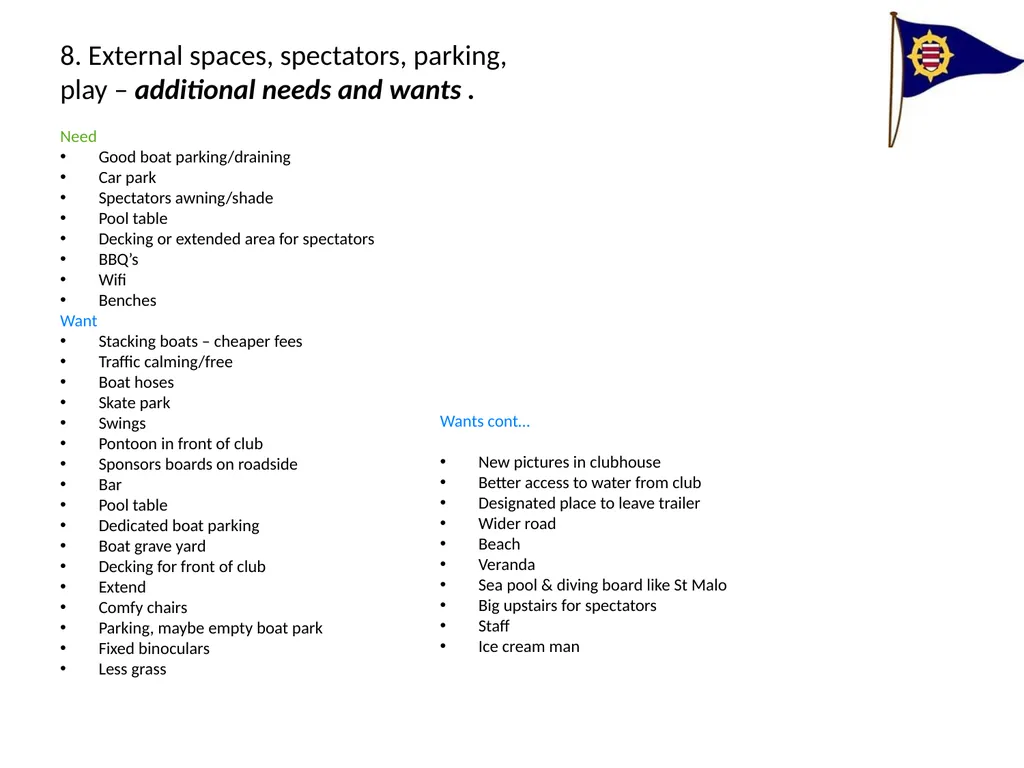 1. Changing, showering & toilets. Need Bigger - slide 11 of 12